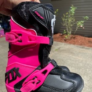 Girls Fox Comp 5 Dirt Bike/ATV boot